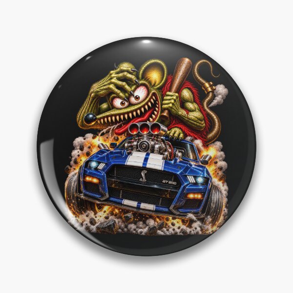 Item preview, Supercharged Blue Roadster – Wild Rat Monster Hot Rod Racing designed and sold by artistwill.