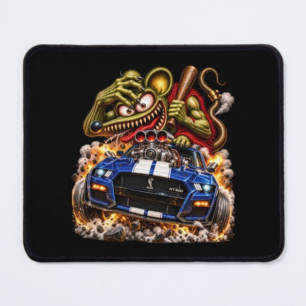 Item preview, Supercharged Blue Roadster – Wild Rat Monster Hot Rod Racing designed and sold by artistwill.