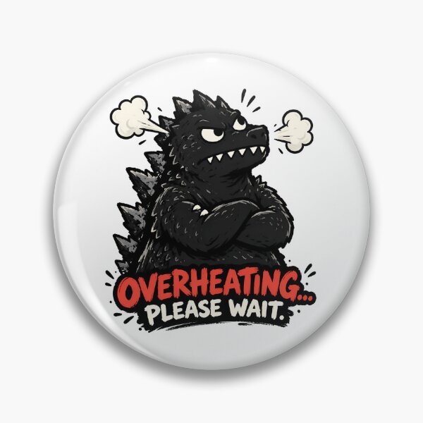 Item preview, Overheating Angry Giant Monster designed and sold by NatureStyle555.