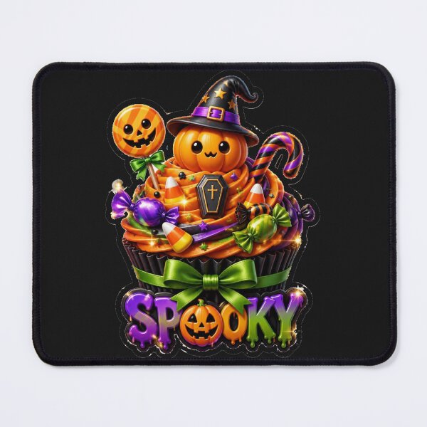 Item preview, Cute Spooky Halloween Pumpkin and Candy Illustration designed and sold by MargaretPolanco.