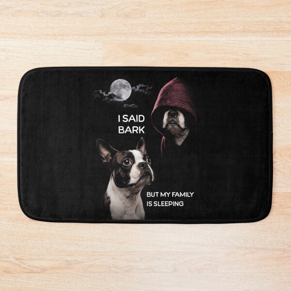 Item preview, Boston Terrier I Said Bark Family Sleeping Moon designed and sold by d247.