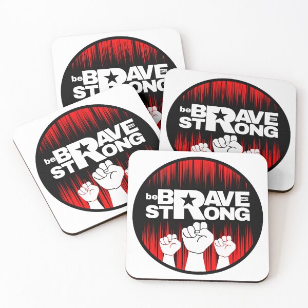 Item preview, Be Brave Be Strong Motivational Quote – Inspirational Strength Design designed and sold by 19Beauty.