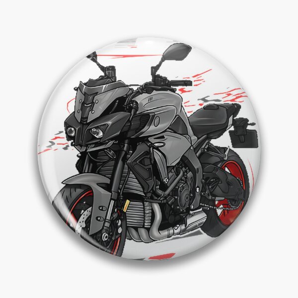 Artikelvorschau, Yamaha MT-inspiriertes Ice Fluo Design für Motorradbegeisterte und Fahrer entworfen und verkauft von area51design.