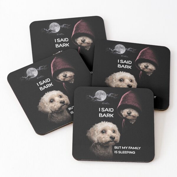 Item preview, Cavapoo Dog Barking Moon Family Sleeping designed and sold by d247.