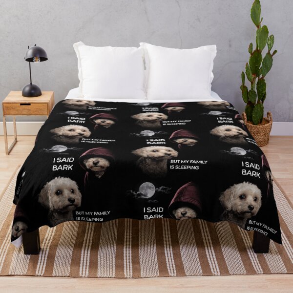 Artikelvorschau, Cavapoo bellt, Mond, Familie schläft entworfen und verkauft von d247.