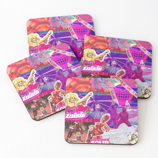 Item preview, Solid Pink Disco with DJ Trixie at The Eastern ATL Collage Fanart designed and sold by Oxymoronic Madness.