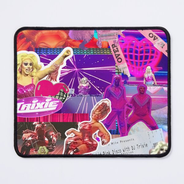 Item preview, Solid Pink Disco with DJ Trixie at The Eastern ATL Collage Fanart designed and sold by Oxymoronic Madness.
