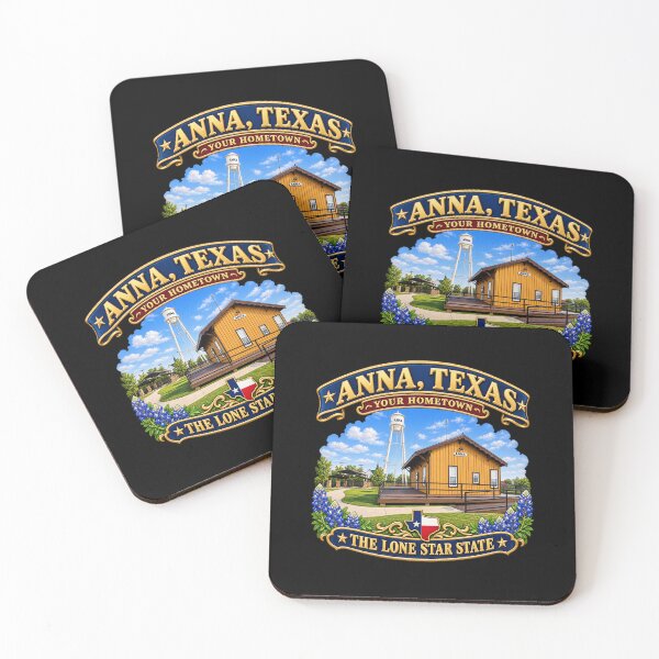 Item preview, Anna, Texas - Your Home Town - Lone Star State - with Anna Depot, Sherley Heritage Park, Scene designed and sold by Military Insignia Products.