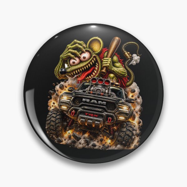 Item preview, Supercharged Monster Truck – Crazy Rat Hot Rod Off-Road Mayhem designed and sold by artistwill.