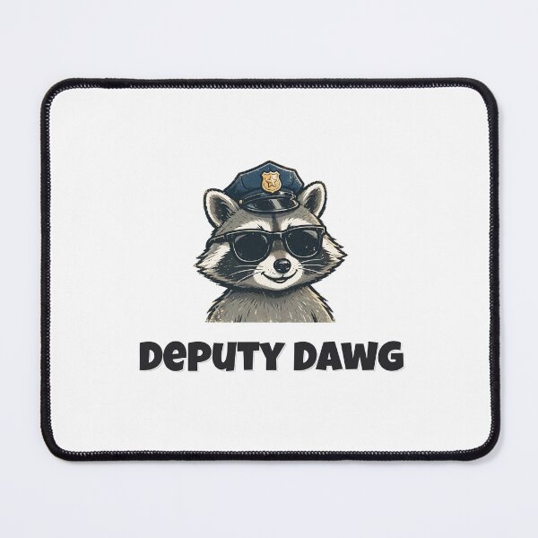 Item preview, Deputy Dawg Funny Raccoon Police Design designed and sold by Wild Shades.