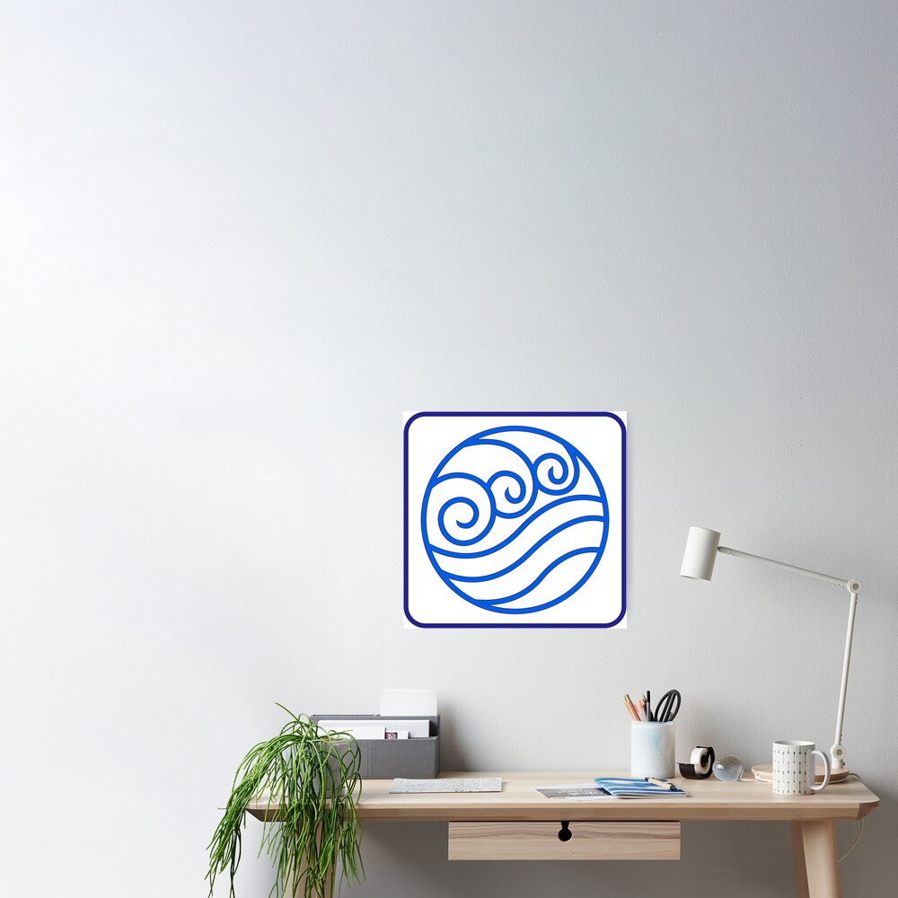 Water Tribe Symbol Avatar The Last Airbender Poster For Sale By Drboomerang Redbubble 0239
