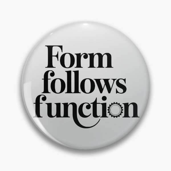 Item preview, Form Follows Function – Minimalist Design Quote designed and sold by Jollys-ArtShop.