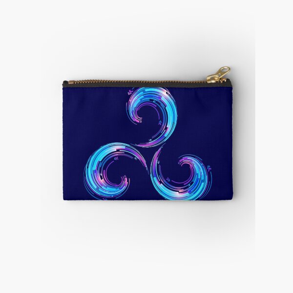 Item preview, Blue modern triskel designed and sold by Art of Sun.