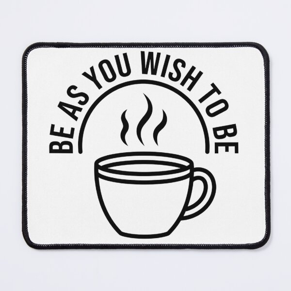 Item preview, Be As You Wish To Be Coffee Cup Sticker, Minimalist Positive Quote Gift designed and sold by HoMya.