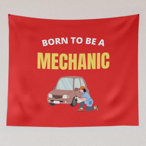 Item preview, Born to be a Mechanic designed and sold by fev-rocks.
