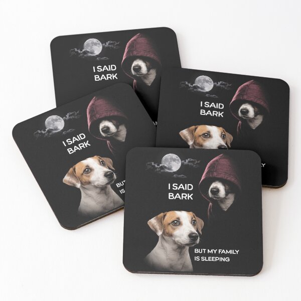 Item preview, Jack Russell Barking Moon Dog Family Asleep designed and sold by d247.