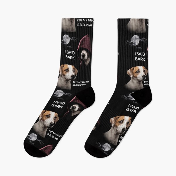 Item preview, Jack Russell Ladrando Luna Perro Familia Dormida designed and sold by d247.
