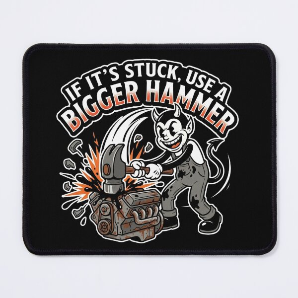 Item preview, Bigger Hammer Funny Auto Mechanic Grease sparks T-Shirt designed and sold by DEADLINE DEMONS.