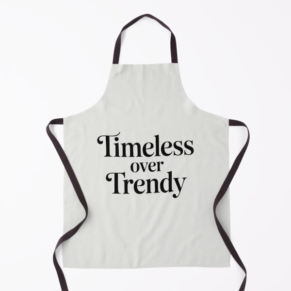 Item preview, Timeless Over Trendy – Minimalist Style Quote designed and sold by Jollys-ArtShop.