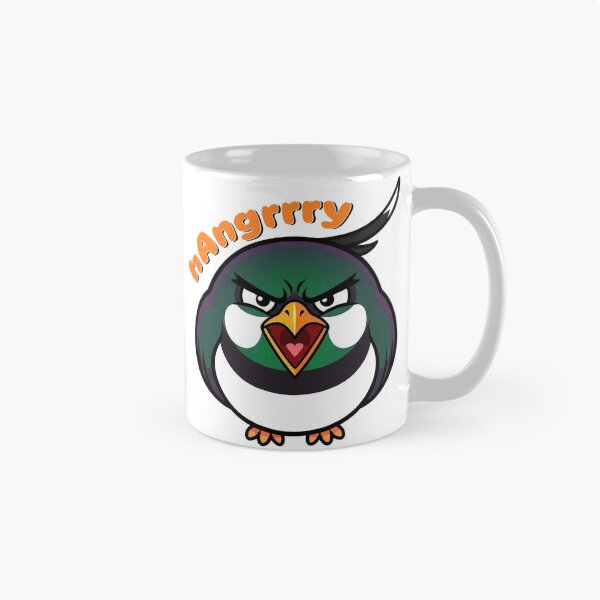 Item preview, Angry Blue Jay Bird Art designed and sold by FoxAutor.