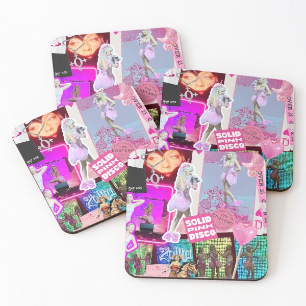 Item preview, Solid Pink Disco 2025 opener Zolita at The Eastern ATL Collage Fanart designed and sold by Oxymoronic Madness.