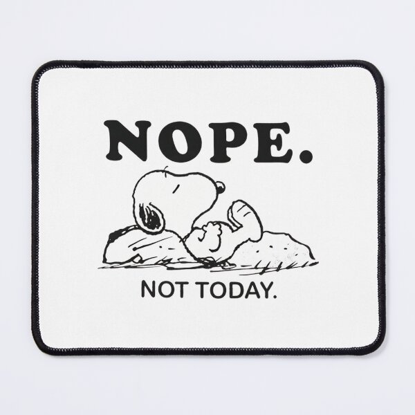 Item preview, Peanuts Snoopy Nope Not Today designed and sold by Sapphirajorie.