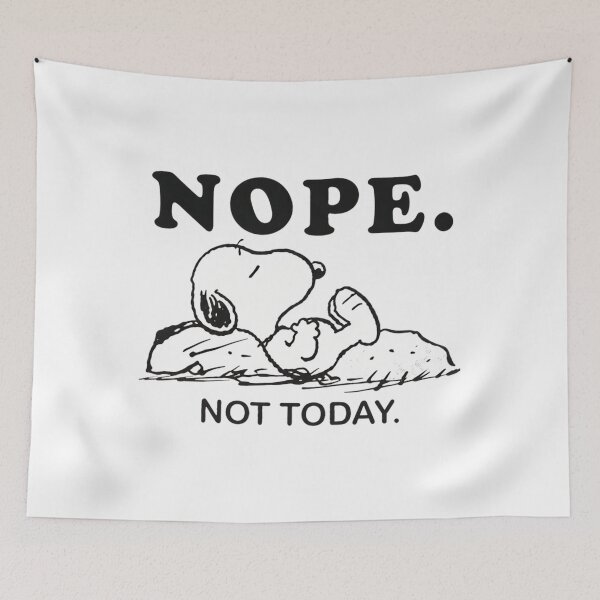 Item preview, Peanuts Snoopy Nope Not Today designed and sold by Sapphirajorie.