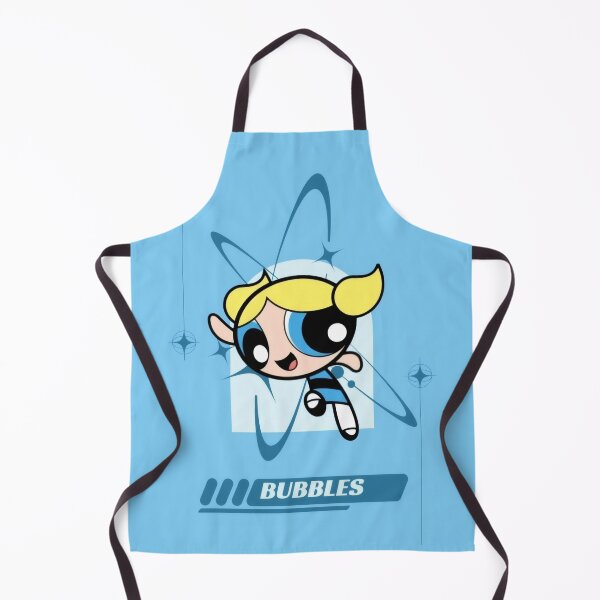 Item preview, Bubbles Blue Sweet Heroine - Y2K Blue Cyber Aesthetic Graphic Poster designed and sold by Billy Morfo™.