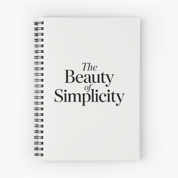 Item preview, The Beauty Of Simplicity – Minimalist Lifestyle Quote designed and sold by Jollys-ArtShop.