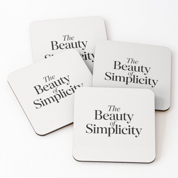 Item preview, The Beauty Of Simplicity – Minimalist Lifestyle Quote designed and sold by Jollys-ArtShop.