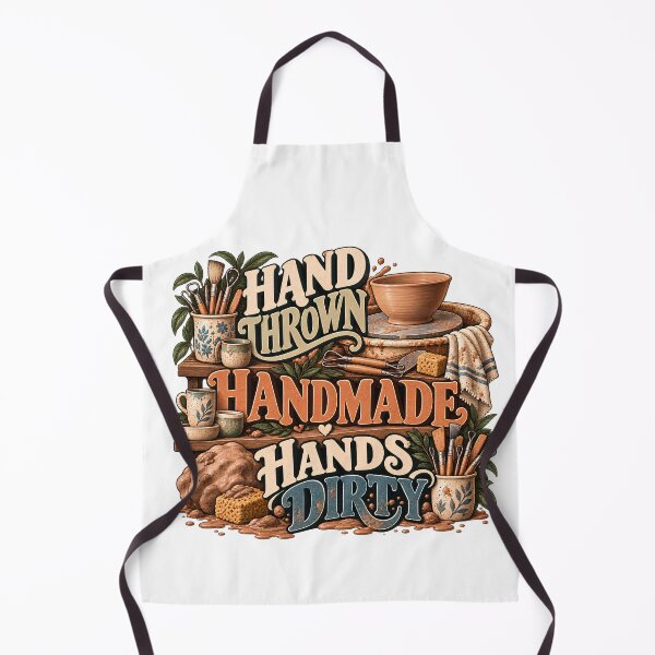Item preview, Hand Thrown Handmade Hands Dirty designed and sold by MysticCanvasAi.
