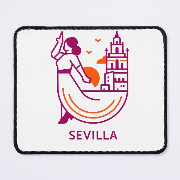 Item preview, Elegant illustration of Seville and flamenco art designed and sold by JPD-Studio.