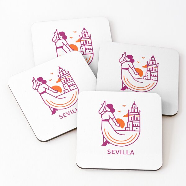 Item preview, Elegant illustration of Seville and flamenco art designed and sold by JPD-Studio.
