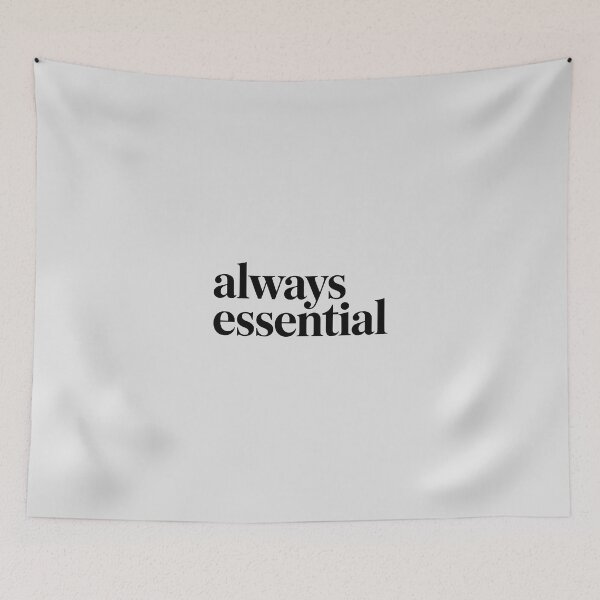 Item preview, Always Essential – Minimalist Lifestyle Typography designed and sold by Jollys-ArtShop.