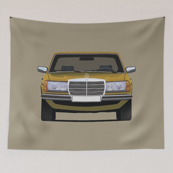 Item preview, Vintage Yellow-Gold MBW123 Classic German Car designed and sold by knappidesign.