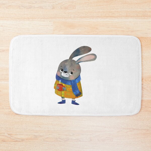Item preview, Chilly Days & Hot Cocoa Bunny designed and sold by Mushroona.