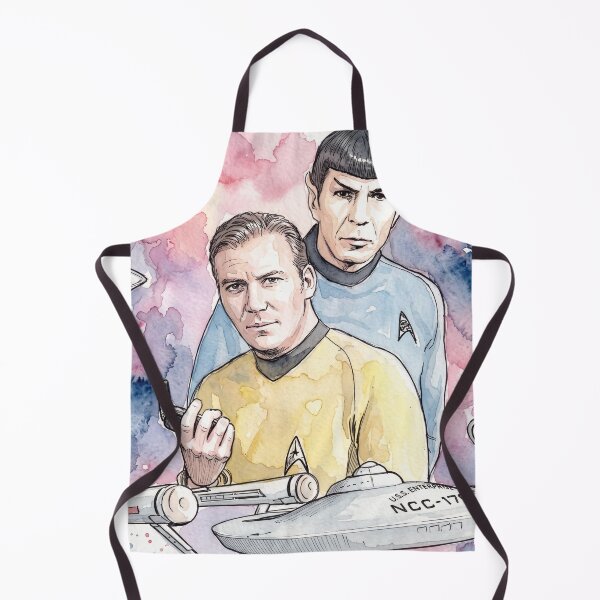 Item preview, Starship Enterprise: Captain Kirk, and Mr. Spock designed and sold by sid1802.
