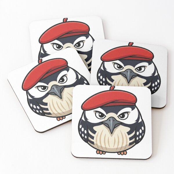 Item preview, Angry Woodpecker Artist Red Beret designed and sold by FoxAutor.
