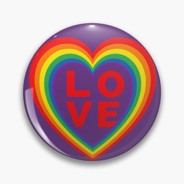 Item preview, Rainbow Love Heart (Philly Style) designed and sold by Positivity Productions.