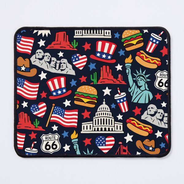 Item preview, American Pride – Patriotic USA Americana Seamless Pattern designed and sold by therockstuff.
