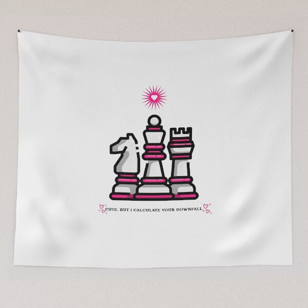 Item preview, Cute. But I Calculate Your Downfall Women's Chess T-shirt designed and sold by OhThatTee.