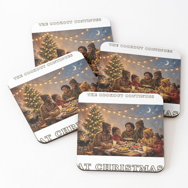 Item preview, The Cookout Continues at Christmas Funny Shirt designed and sold by ThePunTeeCo.