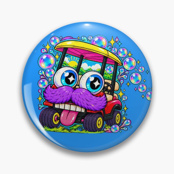 Item preview, Whimsical Zerble Bubble Golf Cart designed and sold by Garbonzo00.