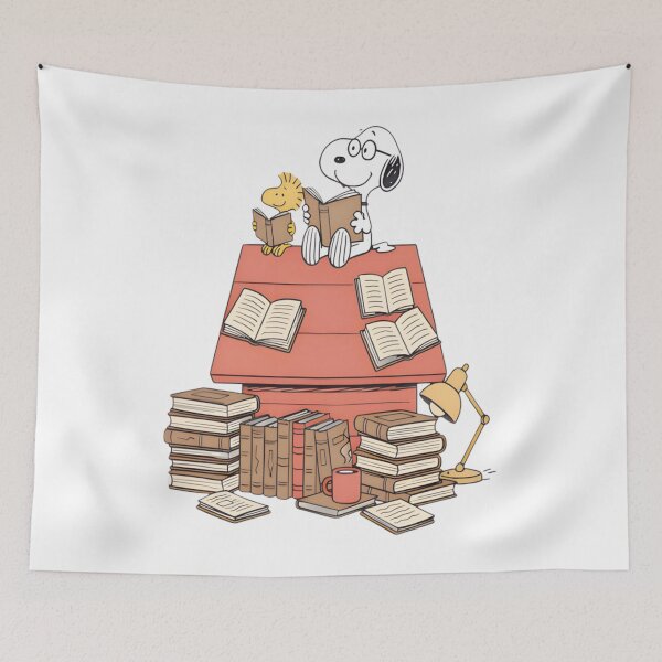 Item preview, Peanuts Snoopy Reading Book Lover designed and sold by Sapphirajorie.