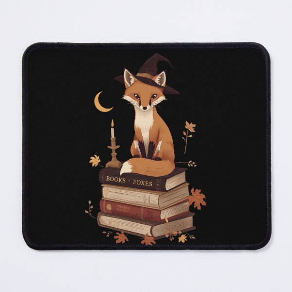 Item preview, Gothic Book Lover Fox designed and sold by ChicTrendz.