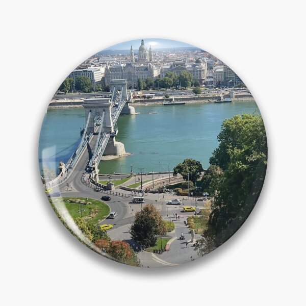 Item preview, Budapest Hungary – Chain Bridge and Danube View designed and sold by BEYONORA.