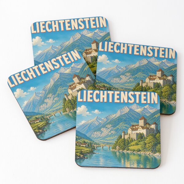 Artikelvorschau, Liechtenstein – Vintage-Alpenreiseplakat entworfen und verkauft von LSVart.