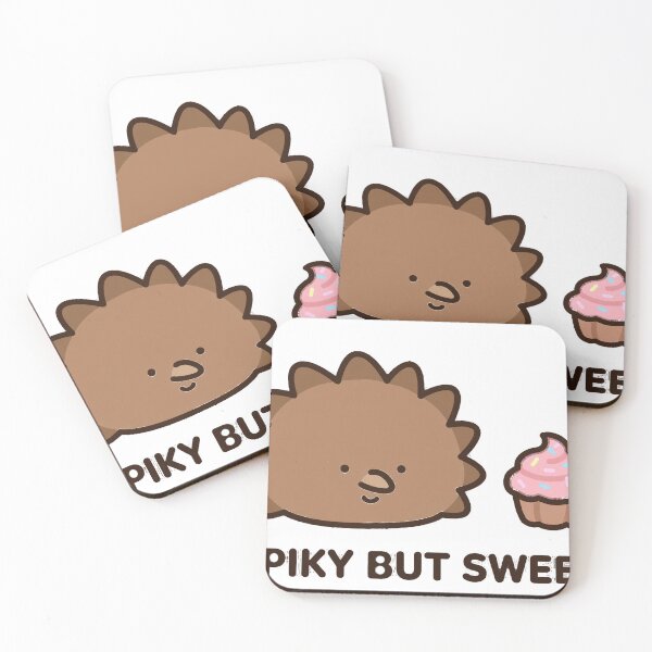 Item preview, Cute Chibi Echidna Spiky But Sweet Funny Kawaii Sticker designed and sold by xiaoxiaochibi.
