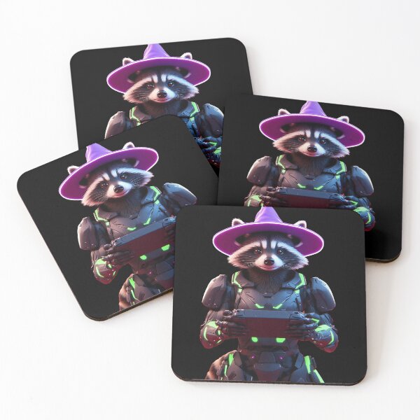 Item preview, Advanced Mecha Raccoon Gaming Console Cyber Armor designed and sold by Cyber Gold Studio.