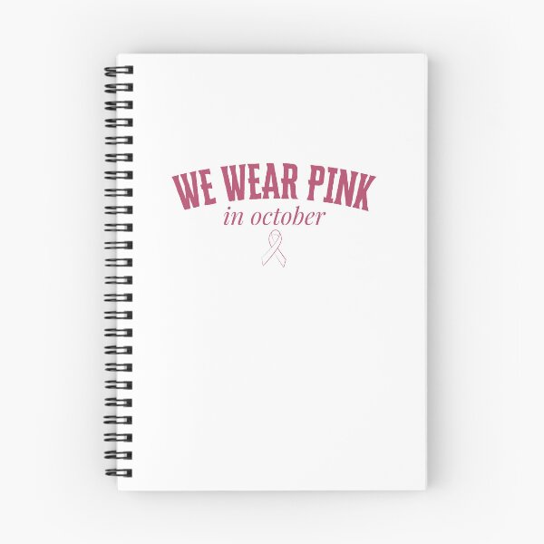 Item preview, We Wear Pink in October Minimalist Pink Ribbon Art designed and sold by SedaMythica.